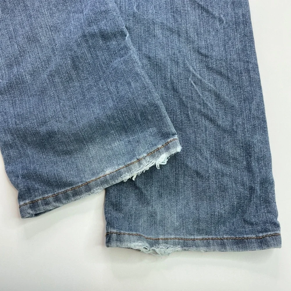 The Children's Place Blue Bootcut Jeans Kids Size 8 Adjustable Waist Denim